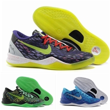 批发2012促销品牌科比8代NBA篮球鞋全明星战靴圣诞节大战男鞋