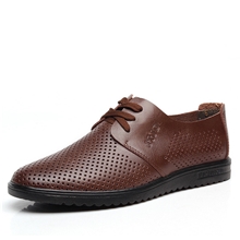 真皮男鞋皮鞋洞洞鞋凉鞋淘宝爆款一件代发