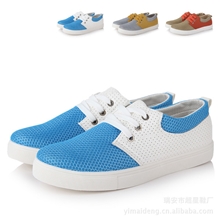 厂家直销爆款瑞安市帆布鞋潮流男鞋休闲鞋板鞋超透气网布鞋