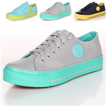 【1118大促】时尚糖果女帆布鞋子学院风女鞋反季大促淘宝代理