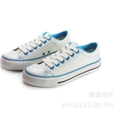 批发特价女鞋系带纯色布鞋基本款低帮帆布鞋韩版潮学生鞋女