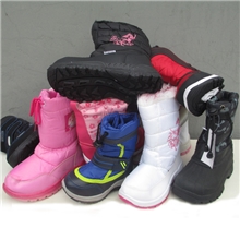 【健马】小额批发外贸儿童雪地鞋童靴库存童鞋男女杂款无内盒