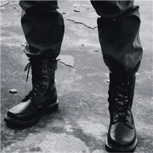 3515强人正品真皮男士中筒军靴批发男单靴沙漠靴军靴爆款男鞋
