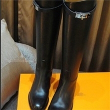 明星同款高筒女靴平底长靴子真皮马丁靴平跟直筒骑士靴