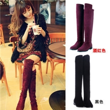 2013小辣椒同款纽约行原单弹力絮过膝长靴真皮高筒靴女靴子