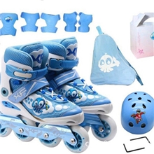 儿童可调溜冰鞋套装批发雄风921男女童旱冰鞋轮滑鞋全套装