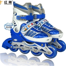 红刚飞滑直排儿童轮滑鞋109B-B单排溜旱冰鞋搭配套装厂家批发