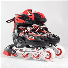 低价批发正品天鹅TE261铝合金支架单闪溜冰鞋