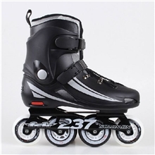 厂家批发:所罗门237黑|旱冰鞋|单排溜冰鞋|滑冰鞋|轮滑鞋|平滑鞋