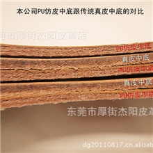厂家直销化纤中底，疯马PU，皮桨底，仿皮PU革