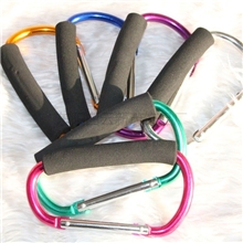 大号不锈钢轮滑提鞋扣万能拎手省力提物器户外登山爬山扣钩135*9