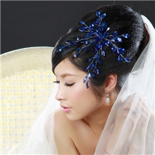 饰品厂家小额批发韩版新娘水晶发饰品影楼摄影配饰头饰D-242