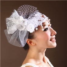 厂家批发新娘头花结婚韩版发饰高档蕾丝流苏花朵头饰F-378