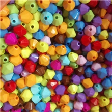 供应压克力珠压克力饰品压克珠拉链头内衣装饰