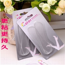 硅胶透明隐形后跟贴防磨贴鞋后跟贴高跟鞋鞋贴年如意鞋垫