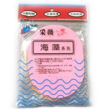 粉扑采薇纯天然海藻洁面扑|洗面海绵|洗颜棉|卸妆洗脸扑单片价