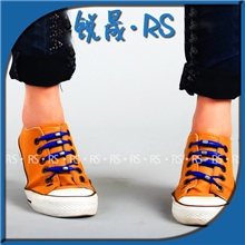 【弹性鞋带】厂家直销懒人硅胶弹性鞋带厂创意V弹性鞋带批发