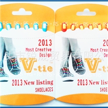 【国庆促销】新造型盒装硅胶鞋带懒人鞋带v-tie鞋带厂家直销