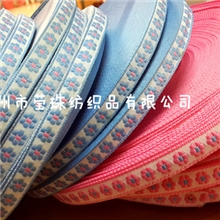 厂家供应小花平纹带粉色小花蓝色小花带手工装饰带