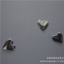 【底价清仓】金铭五金鞋服配饰桃心型红桃心铝烫片烫图