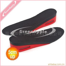 大额批发增高鞋垫双气垫设计PU气囊减震5CM内增高厂家直销