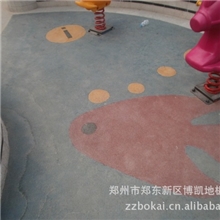 供应学校、幼儿园橡胶场地高品质价格低（实拍图）