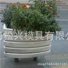 PVC木塑花箱、花盆、园林装饰、小区花坛公园美化
