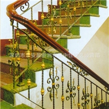 厂家直销铁艺楼梯、欧式铁艺扶手、铁艺楼梯扶手、花形自选、定制