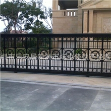 厂家供应定制直销豪华铁艺大门、铁大门、庭院铁艺门款式可定制