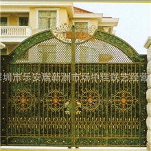 深圳中佳别墅大门、豪华铁艺大门、铁艺别墅大门、平移铁艺大门