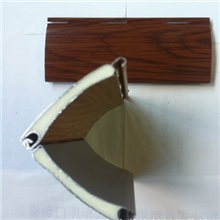 外遮阳卷帘窗37、45、55、77双层发泡铝合金表面白色、木纹