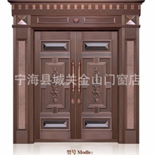 铜门厂家供应别墅庭院大门不锈钢镀铜门铜门JS-9022