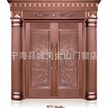 铜门厂家供应新款高档别墅铜门别墅防盗门真铜大门JS-9013