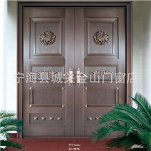 新款不锈钢门厂家供应高档别墅铜门不锈钢铜门防盗门JS-9036