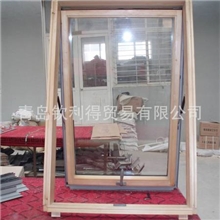 供应铝包木保温隔热防盗斜屋顶天窗采光天窗－上悬窗A4