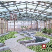 钢结构花房阳光房北京东方盛专业制作、安装钢结构花房阳光房