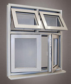 厂家直供多功能环保隔热断桥铝合金平开窗