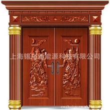 永康厂家订做新农村建设仿铜大门大门庭院大门仿铜大门