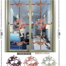 新品上市塑料门窗配件朔料金花美观大方