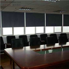 办公室隔音防紫外线工程卷帘纯色图案全遮光半遮光卷式窗帘