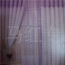 供应田园风格-环保棉布小碎花上海窗帘