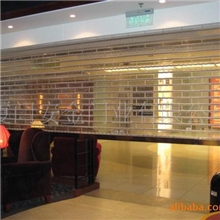 厦门同安塑料卷帘门，水晶卷闸门，PVC透视卷帘门窗