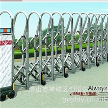 佛山电动不锈钢伸缩门标准型自动门配件货到付款零风险物美价廉