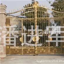 澳洲铁艺自主设计欧式铁艺庭院大门杭州余杭九龙村