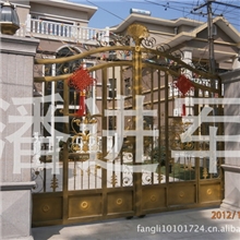 供应全国各地需求高中低端庭院铁艺大门小区铁艺门围墙门DM3564