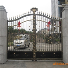 澳洲铁艺自主设计欧式铁艺庭院大门纯手工锻打制做杭州半山巧山