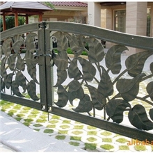 供应欧式铁艺庭院大门古典大方纯手工制作上海别墅