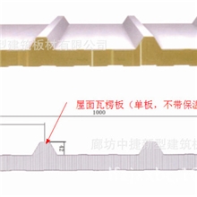 聚氨酯封边的彩钢岩棉复合板