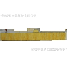 75厚聚氨酯封边的玻璃丝绵夹芯板