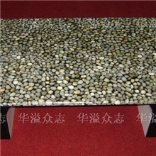 人造透光石茶几,美溢夹鹅卵石透光板